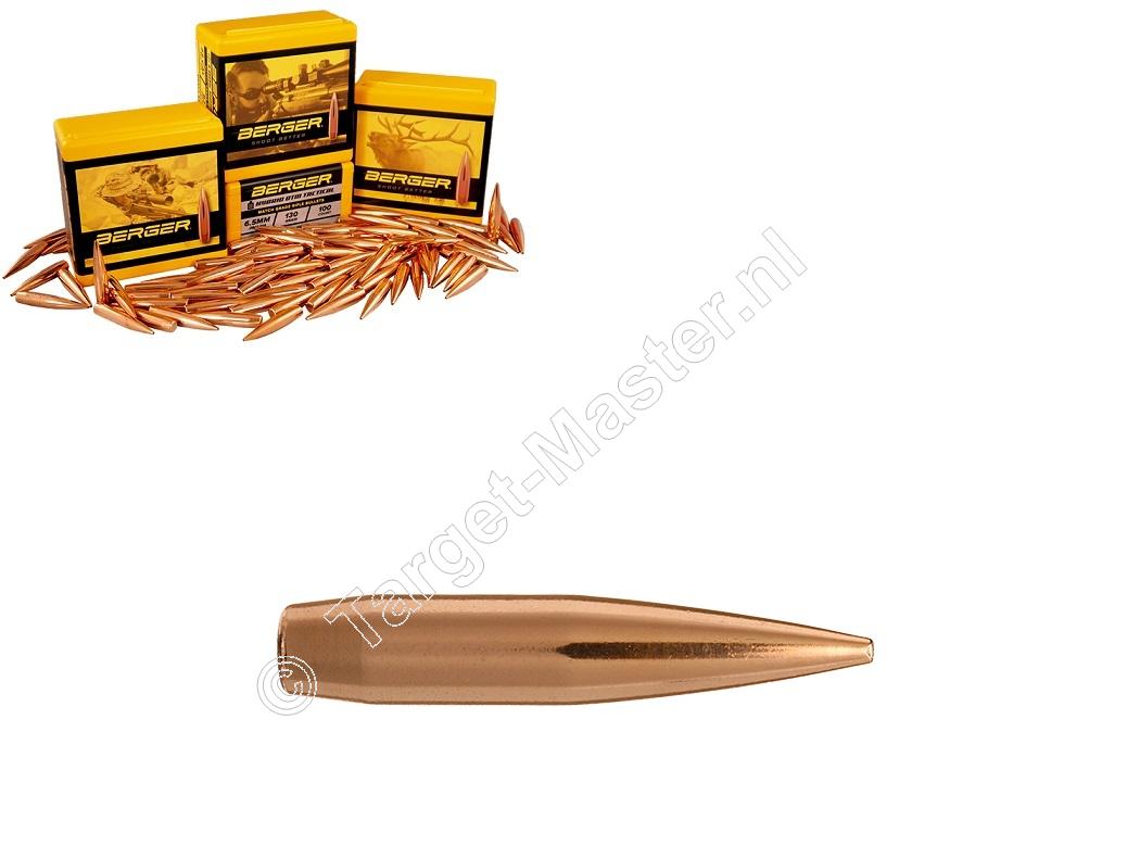 Berger Target VLD Bullets 6.5mm 140 grain Hollow Point Boat Tail box of 100
